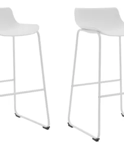 כסא בר לבן למטבח