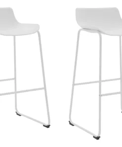 כסאות בר לבנים למטבח