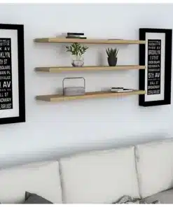 מדפים צפים בגוו אלון