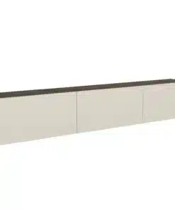 מזנון צף לסלון שמנת וחום