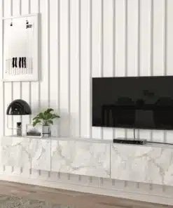 מזנון צף מעוצב עם 3 תאי אחסון