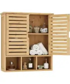 ארון אחסון למקלחת