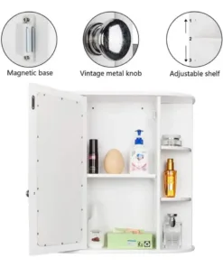 ארון אמבטיה לבן