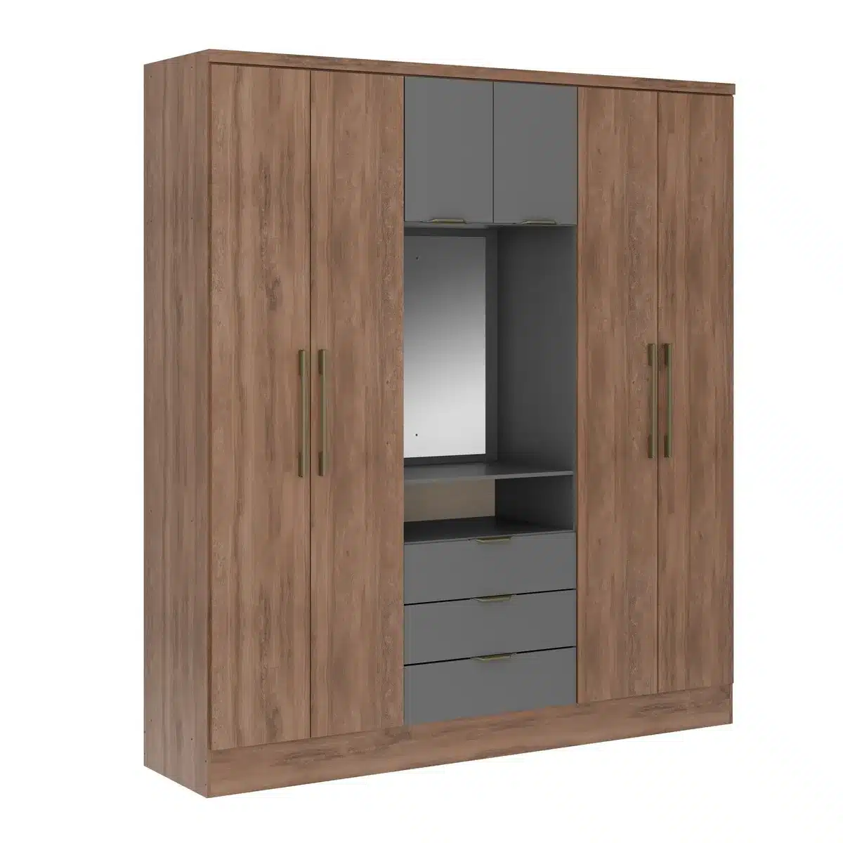 ארון-בגדים-180-סמ_1-2jpg - ארון בגדים 4 דלתות בעיצוב אלגנטי - אִחסוּן סטייל מאסטר רהיטים - רהיטים איכותיים לבית ולמשרד ארון בגדים 180 ס"מ