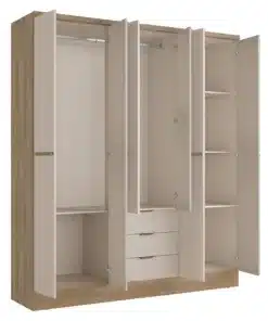 ארון בגדים עם מגירות