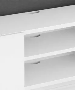 מזנון טלוויזיה לבן