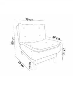 כורסא מעוצבת