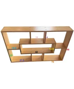 מדף מעוצב לקיר