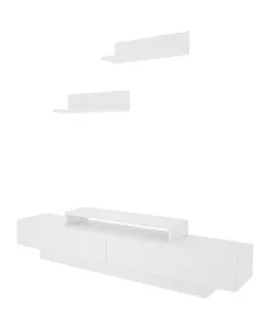 מזנון טלוויזיה לבן