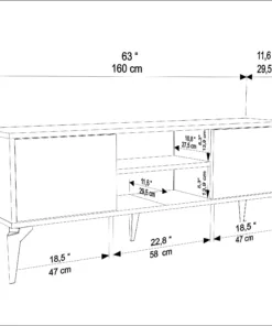 מזנון טלוויזיה מודרני