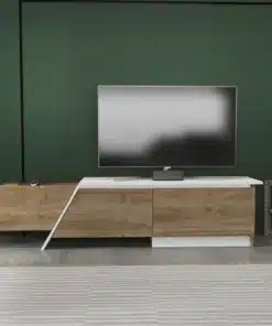 מזנון עץ ולבן