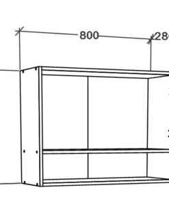 ארון מטבח 80 ס