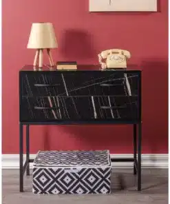 קונסולה שיש שחור