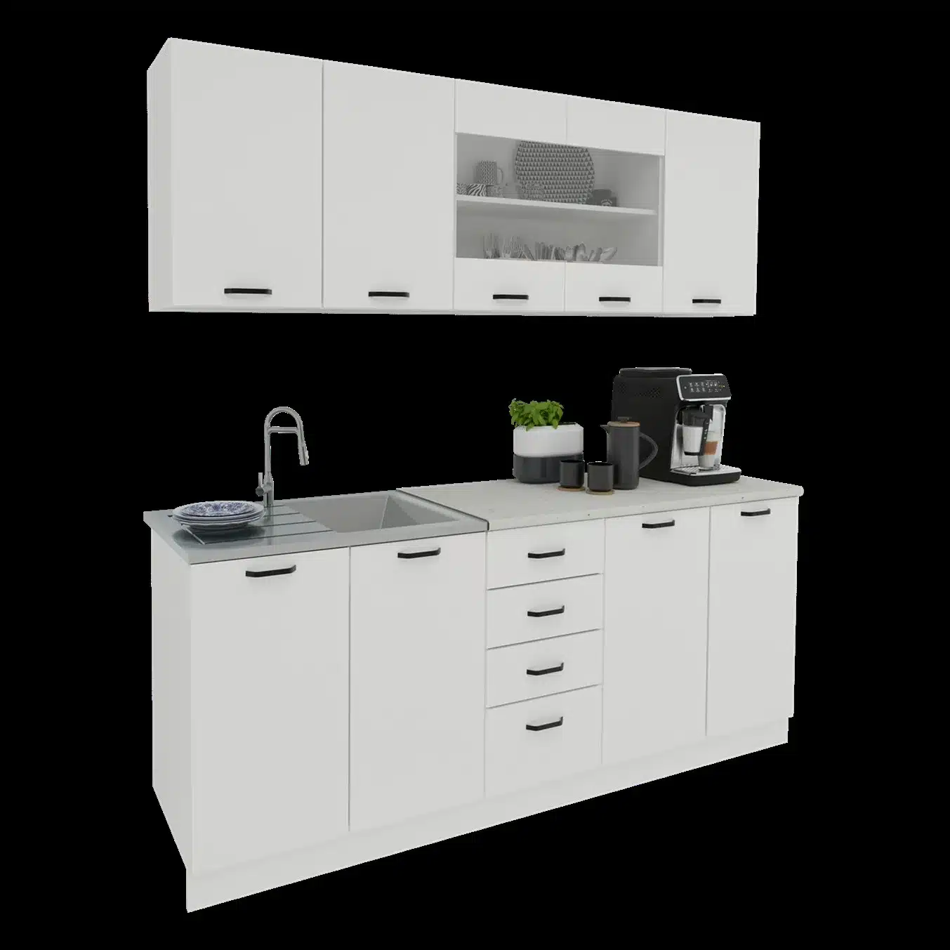 _4jpg - מטבח מודרני לבן 2 מטר - כל הרהיטים סטייל מאסטר רהיטים - רהיטים איכותיים לבית ולמשרד מטבח קטן