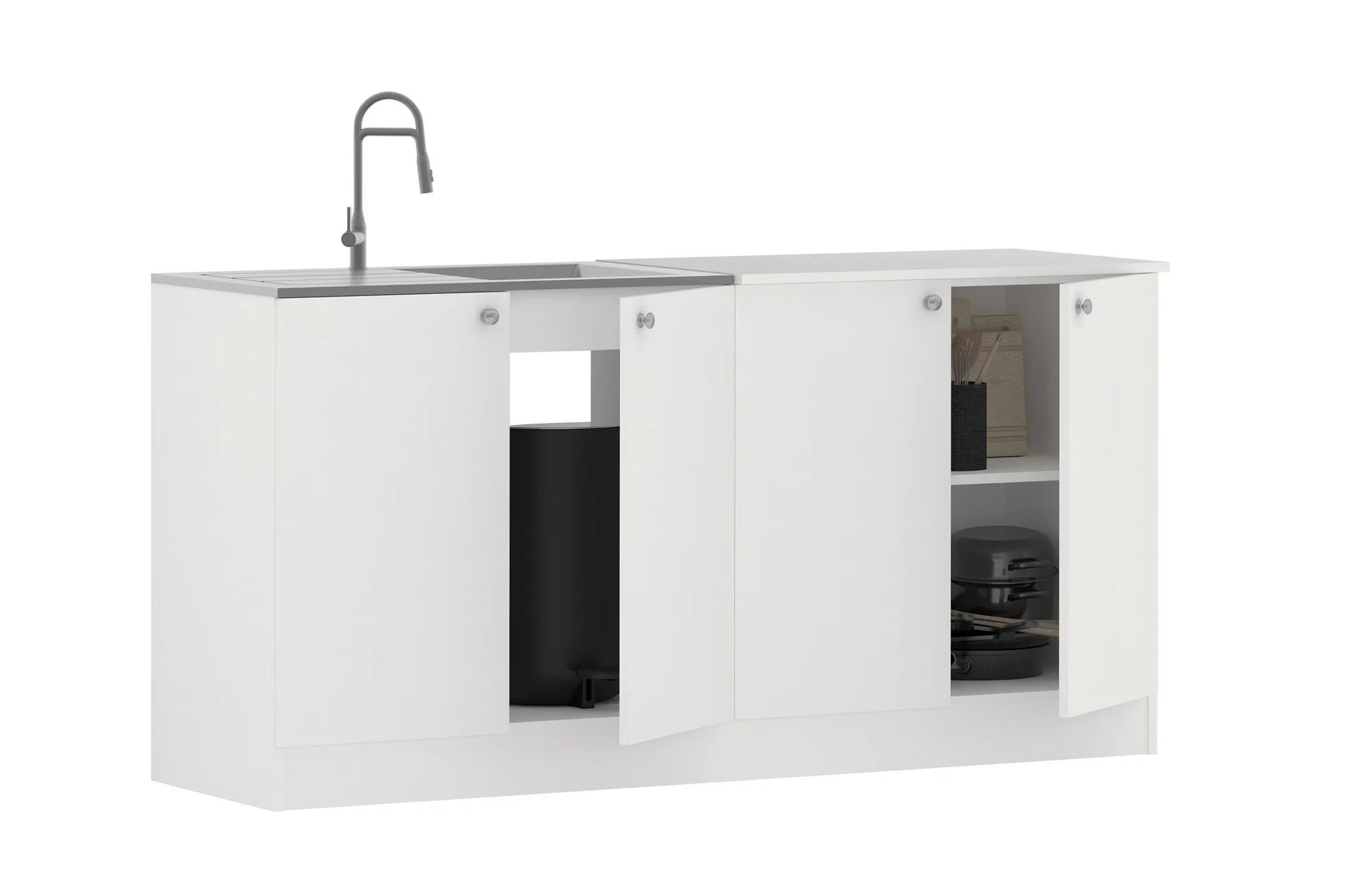 _6-1jpg - מטבחון קומפקטי עם כיור נירוסטה 160 - ארונות סטייל מאסטר רהיטים - רהיטים איכותיים לבית ולמשרד מטבח קטן