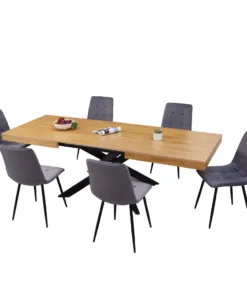 שולחן אוכל עץ אלון