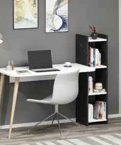 שולחן-כתיבה-עם-מדפים_0-1jpg - שולחן כתיבה עם ספרייה - שולחן כתיבה עם ספרייה מובנית סטייל מאסטר רהיטים - רהיטים איכותיים לבית ולמשרד שולחן כתיבה עם מדפים