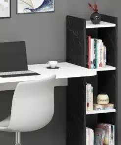 שולחן כתיבה עם מדפים