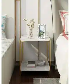 שולחן לבן וזהב