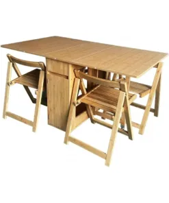 שולחן מתקפל עם כיסאות