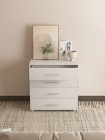 שידה-לבנה_2jpg - שידת 4 מגירות רחבה בגוון לבן דגם אופאל OPAL מבית סטאר שופ STAR SHOP - אחסון נוח סטייל מאסטר רהיטים - רהיטים איכותיים לבית ולמשרד שידה לבנה