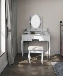 שידת-איפור-עם-מגירות_0-1jpg - שידת איפור טואלט דגם ורוניקה 100 ס"מ כולל כיסא - השידה מגיעה עם כיסא תואם סטייל מאסטר רהיטים - רהיטים איכותיים לבית ולמשרד שידת איפור עם מגירות