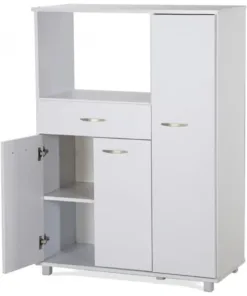 ארון אחסון לבן