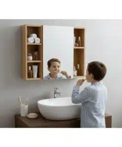 ארון אחסון למקלחת