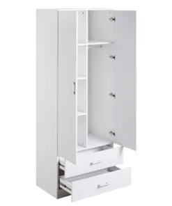 ארון בגדים לבן