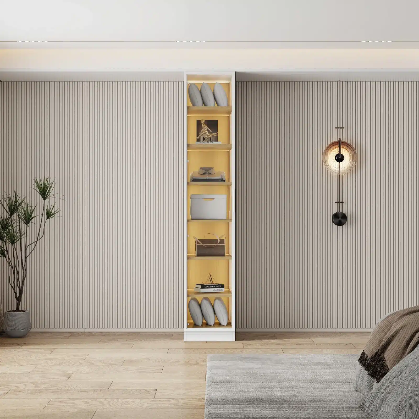 ארון-בגדים_1-22jpg - ארון בגדים 2 דלתות זכוכית עם - ארון בגדים 2 דלתות זכוכית עם תאורת LED סטייל מאסטר רהיטים - רהיטים איכותיים לבית ולמשרד ארון בגדים