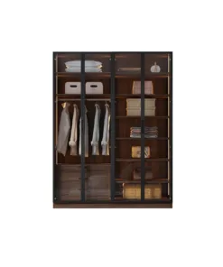 ארון עם תאורת LED