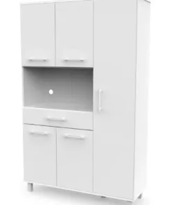 ארון שירות לבן