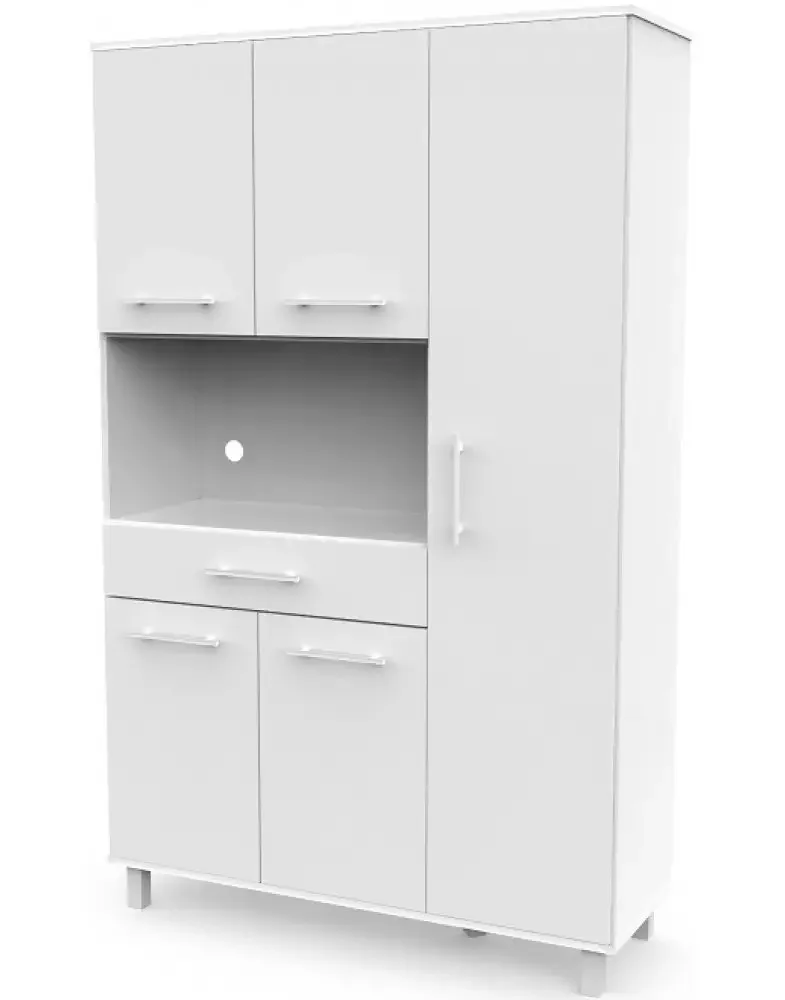 ארון-שירות-לבן_4jpg - ארון שירות למטבח עם נישה וארונות אחסון - כל הרהיטים סטייל מאסטר רהיטים - רהיטים איכותיים לבית ולמשרד ארון שירות לבן