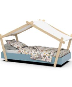 מיטת ילדים בצורת בית