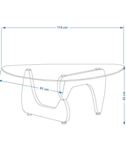 שולחן זכוכית מחוסמת