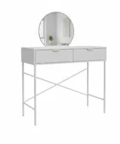 שידת איפור לבנה