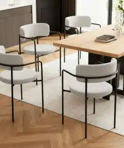 כיסא אוכל מרופד