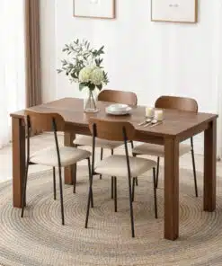 כיסא אוכל מרופד