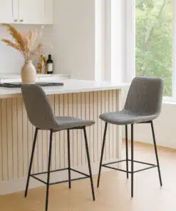 כיסא בר מרופד