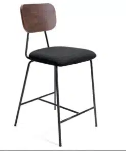 כיסא בר מרופד