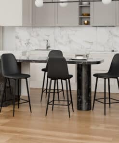 כיסא בר עם גב