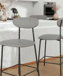 כיסא בר עם משענת גב