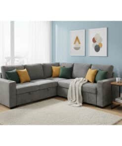 ספה עם ארגז מצעים