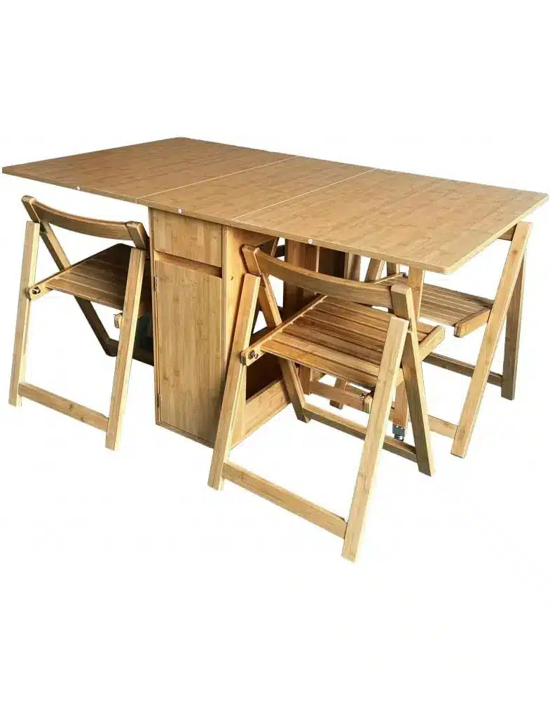 פינת-אוכל-לדירה-קטנה_0-2jpg - שולחן אוכל מתקפל עם 4 כיסאות במבוק - ערכת שולחן אוכל סטייל מאסטר רהיטים - רהיטים איכותיים לבית ולמשרד פינת אוכל לדירה קטנה