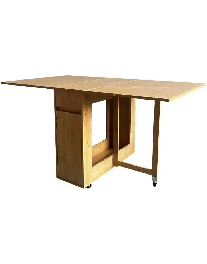 פינת-אוכל-מתקפלת_3-2jpg - שולחן אוכל מתקפל עם 4 כיסאות במבוק - ערכת שולחן אוכל סטייל מאסטר רהיטים - רהיטים איכותיים לבית ולמשרד פינת אוכל מתקפלת