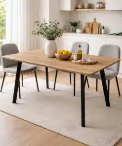 שולחן אוכל מלבני