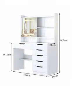 שידת איפור עם תאורה