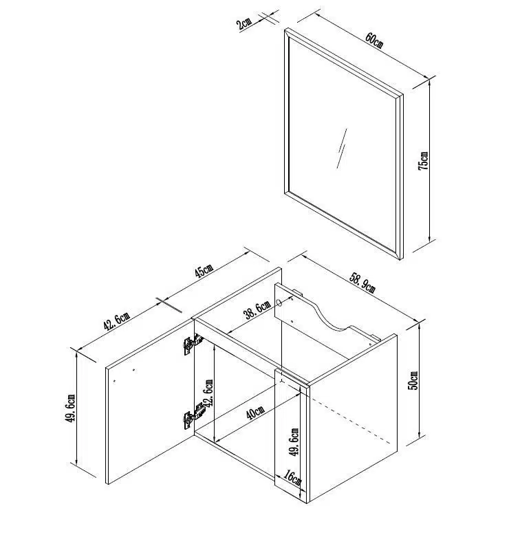 ארון-אמבטיה-קומפקטי_4-3jpg - ארון אמבטיה תלוי 60 ס"מ עם כיור - ארונות סטייל מאסטר רהיטים - רהיטים איכותיים לבית ולמשרד ארון אמבטיה קומפקטי
