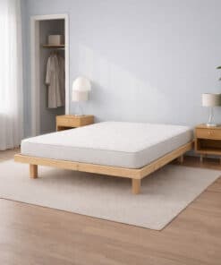 בסיס מיטה מעץ מלא