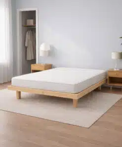 בסיס מיטה מעץ מלא